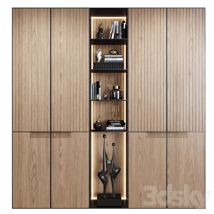 Wardrobes in modern style 40 3D Model Free Download