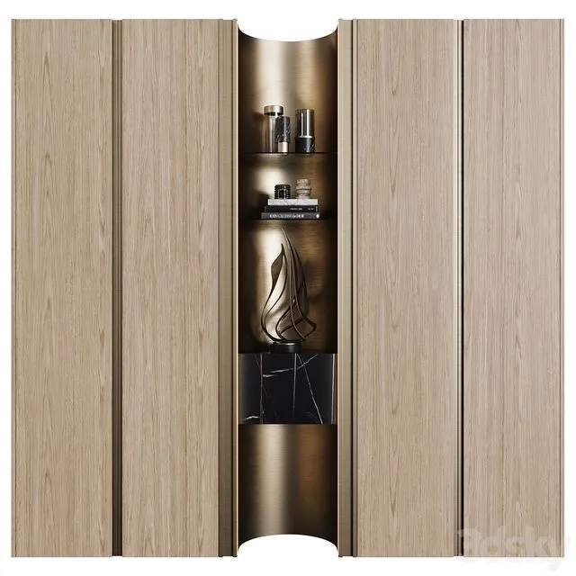 Wardrobes in Modern Style 46 3D Model Wardrobes in Modern Style 46 3D Model