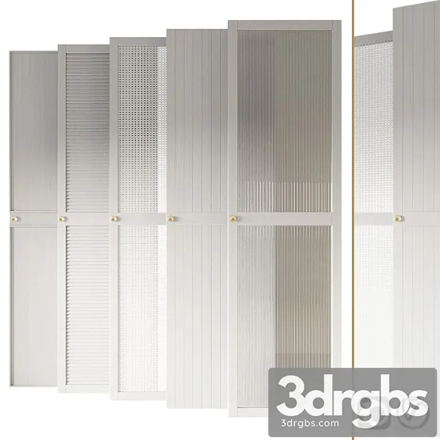 Waredrobe light doors collection 3D Model Download