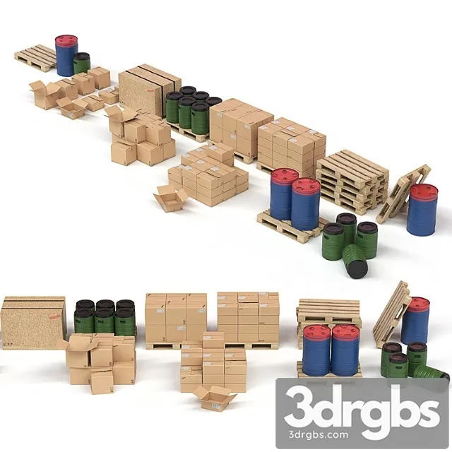 Warehouse kit 3D Model Download