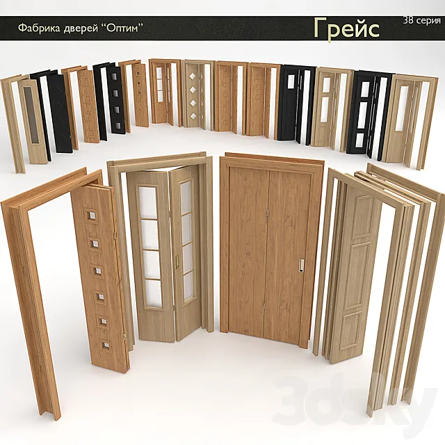 Warehouse screen door “Optima” (“Grace”) 3DModel