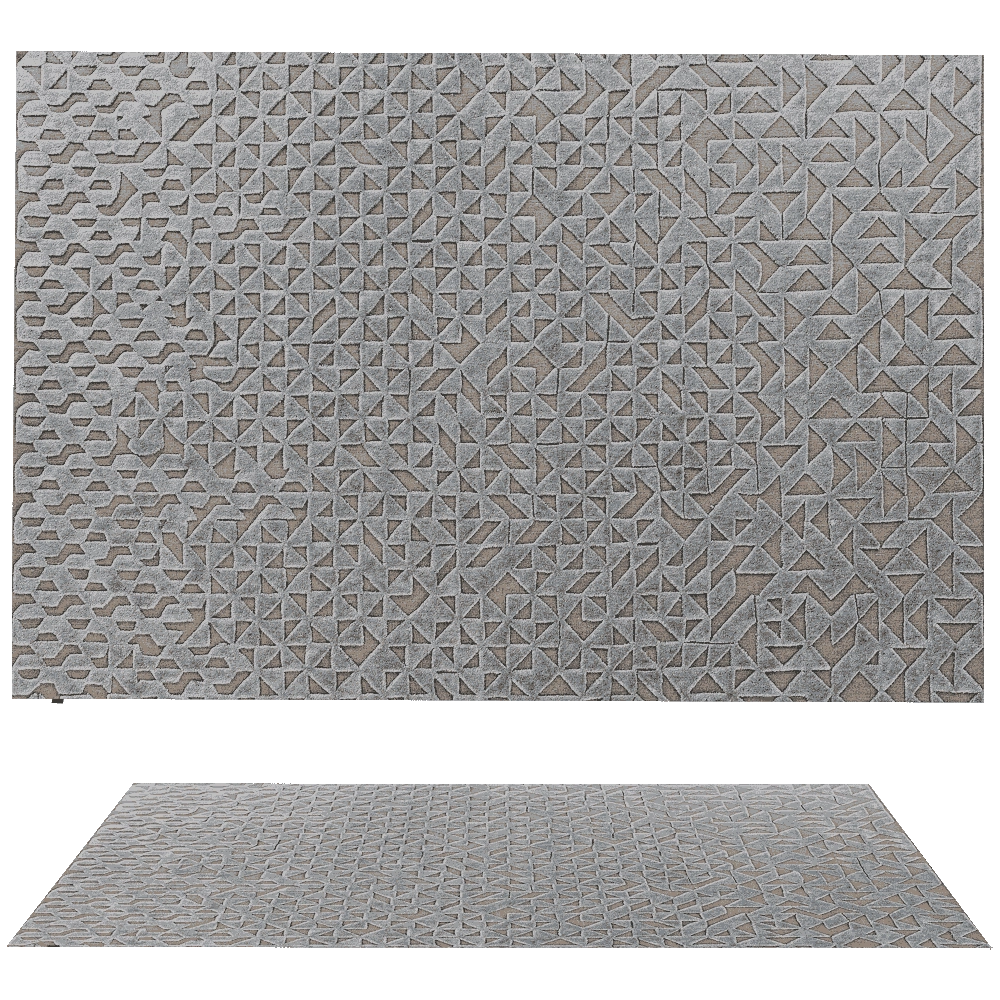 Warli – Rug Modulor 3D Model Warli – Rug Modulor 3D Model