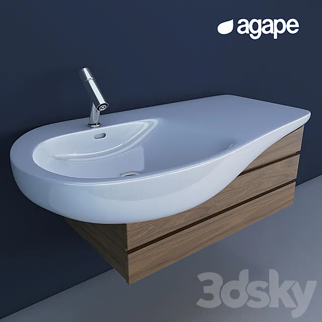 Wash Agape 3DModel Wash Agape 3DModel