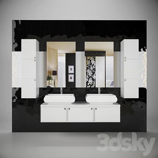 WASH BASIN 3D Model WASH BASIN 3D Model