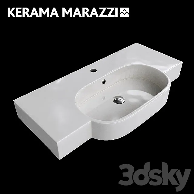 Wash Basin Area. Kerama Marazzi 3DModel Wash Basin Area. Kerama Marazzi 3DModel