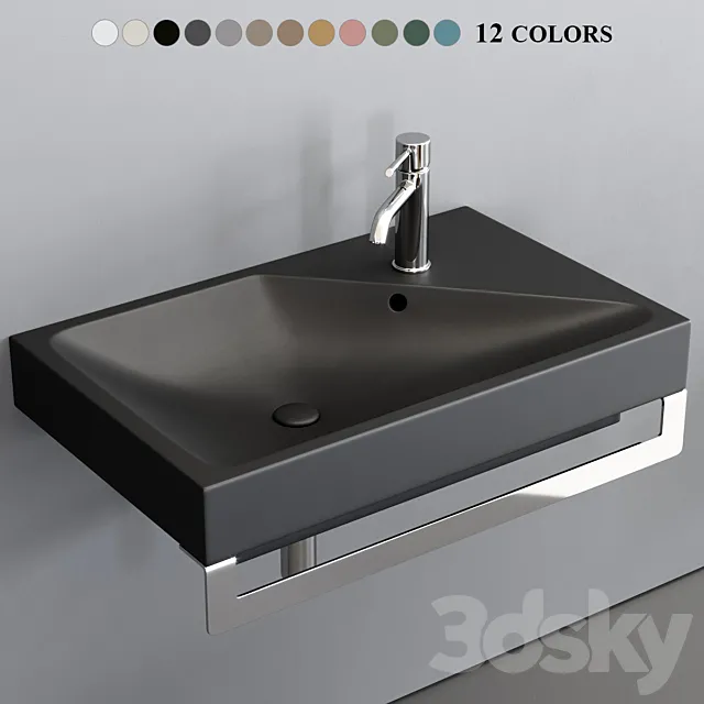 Wash Basin Ceramica Cielo Smile Blink 3D Model Wash Basin Ceramica Cielo Smile Blink 3D Model