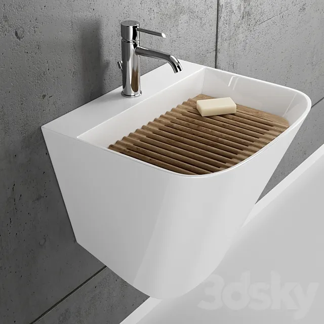 Wash basin for laundry GALASSIA MEG11 3D Model Wash basin for laundry GALASSIA MEG11 3D Model