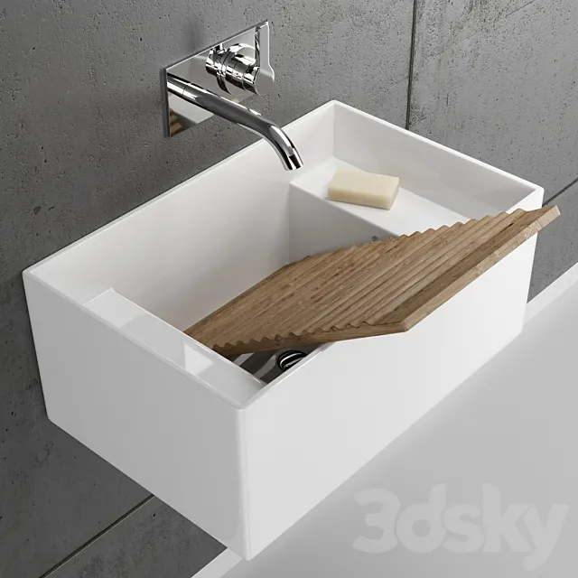 Wash basin for laundry GALASSIA MEG11 3D Model Wash basin for laundry GALASSIA MEG11 3D Model