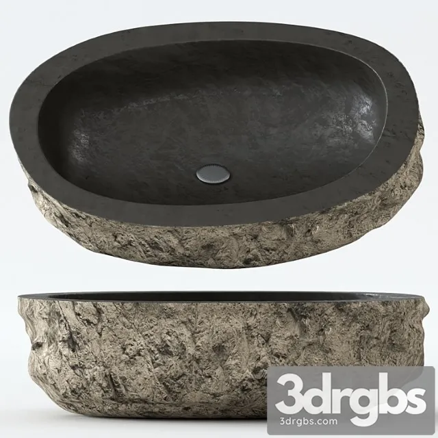 Wash Basin Stone Washbasin 2 3D Model Download Wash Basin Stone Washbasin 2 3D Model Download