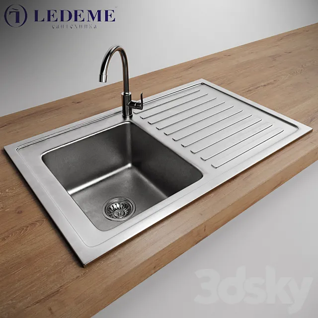 Wash Ledeme L98050-L 3D Model Wash Ledeme L98050-L 3D Model