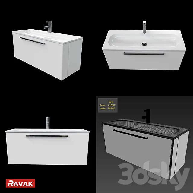 Wash Ravak Ring 3D Model Wash Ravak Ring 3D Model
