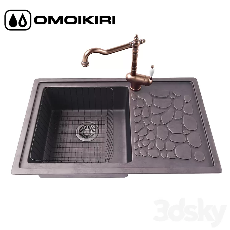 Wash TAKATSU / mixer KYOTO B / cart: CO-01-IN 3D Model Wash TAKATSU / mixer KYOTO B / cart: CO-01-IN 3D Model