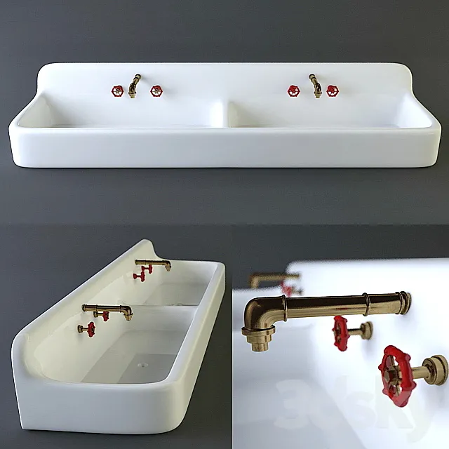 Washbasin 3D Model Washbasin 3D Model