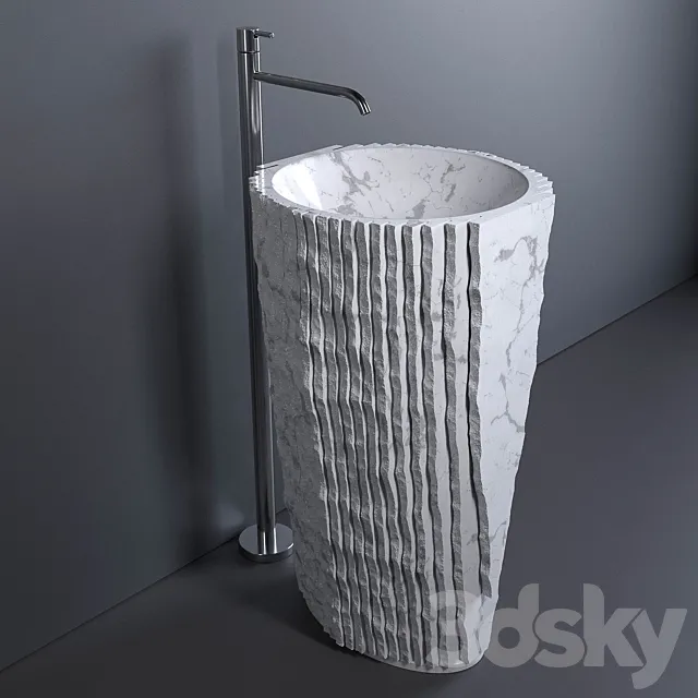 Washbasin antonio lupi 2 3DModel