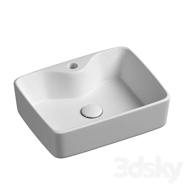 Washbasin Ceramica Nova Element CN6033 3D Model