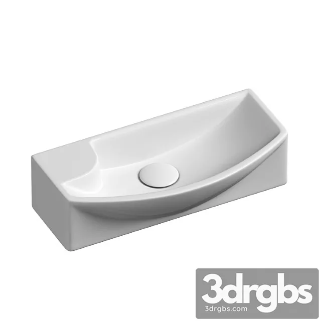 Washbasin Ceramics Nova Element Sn6038r 3D Model Download Washbasin Ceramics Nova Element Sn6038r 3D Model Download