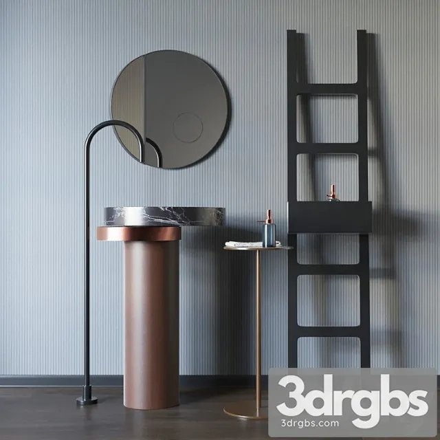 Washbasin Falper Eccentrico 3D Model Download