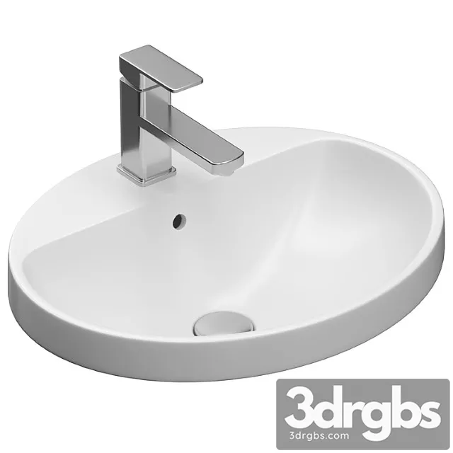 Washbasin Geberit VariForm 3D Model Download Washbasin Geberit VariForm 3D Model Download