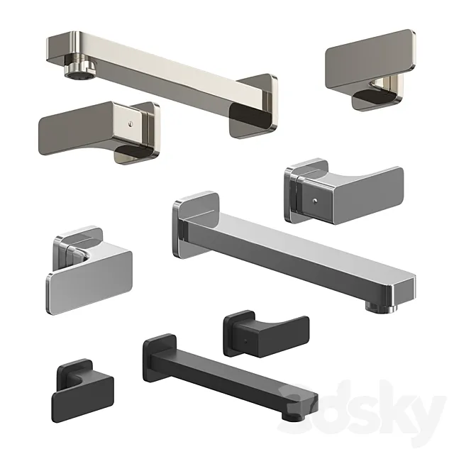 Washbasin mixer Cisal Cubic 3D Model