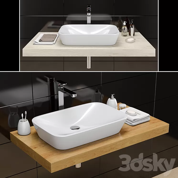 Washbasin RAVAK | Ceramic R 3D Model