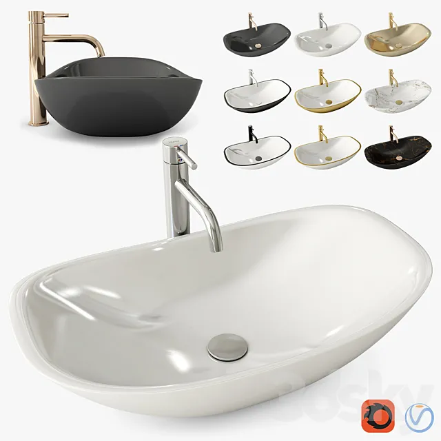 Washbasin Royal 3D Model Washbasin Royal 3D Model