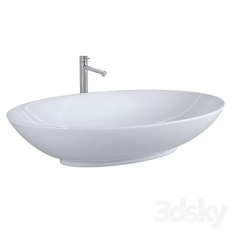 Washbasin Scarabeo Neck (8045) 3D Model Free Download Washbasin Scarabeo Neck (8045) 3D Model Free Download
