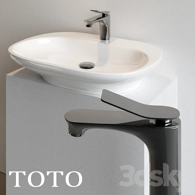 Washbasin TOTO (corona + vray) 3DModel Washbasin TOTO (corona + vray) 3DModel