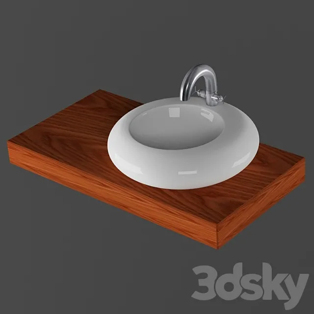 Washbasin Villeroy & Boch 3DModel Washbasin Villeroy & Boch 3DModel