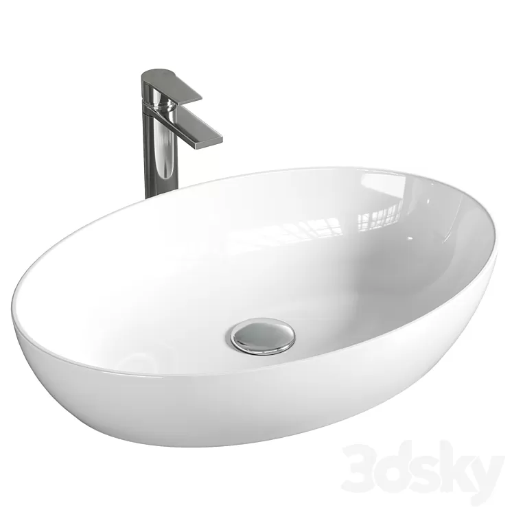 Washbasin Villeroy & Boch Artis 41986101 alpin 3D Model Free Download Washbasin Villeroy & Boch Artis 41986101 alpin 3D Model Free Download