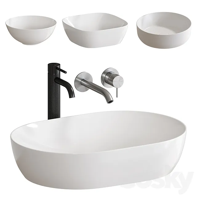 Washbasins Ceramica Nova 3D Model Washbasins Ceramica Nova 3D Model