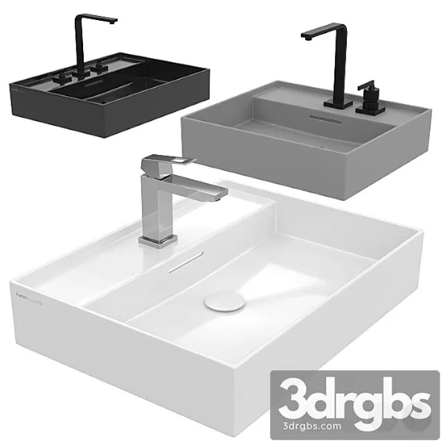 Washbasins Laufen Kartell 3D Model Download Washbasins Laufen Kartell 3D Model Download