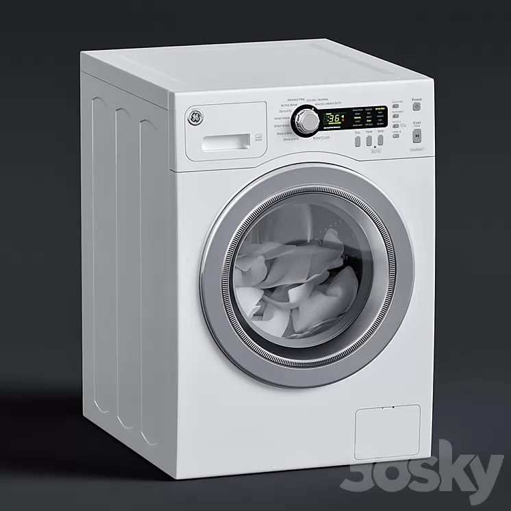 Washer GE 2.2 DOE CU. FT 3D Model