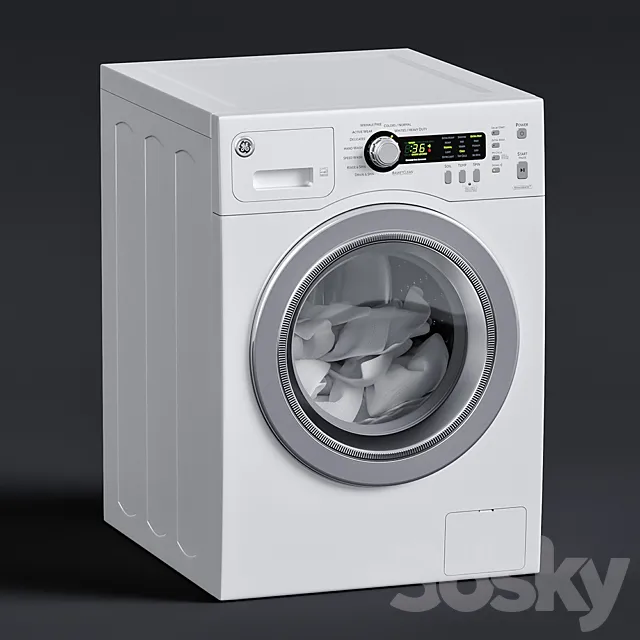 Washer GE 2.2 DOE CU. FT 3D Model
