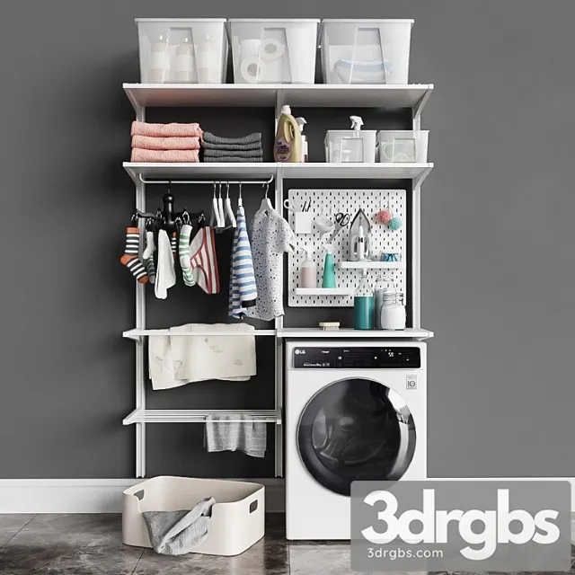 Washing machine 3 3D Model Download