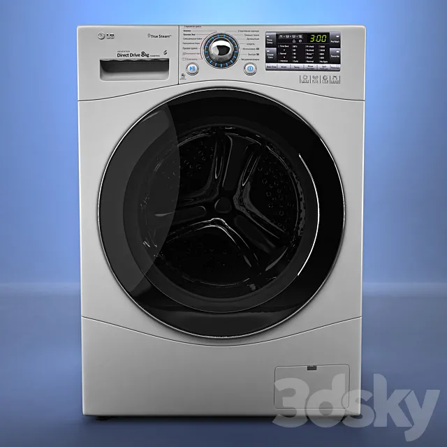 Washing machine LG F14A8TDS 3DModel
