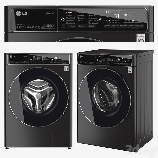 washing machine LG_AIDD_F2T9GW9P 3D Model