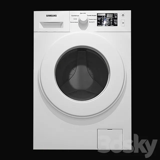 Washing machine Samsung WW60J4260JWDLP 3DModel