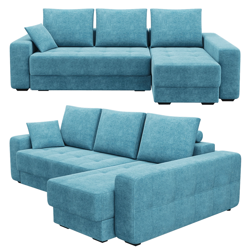 WasserKRAFT – Corner sofa Mercury 3D Model WasserKRAFT – Corner sofa Mercury 3D Model