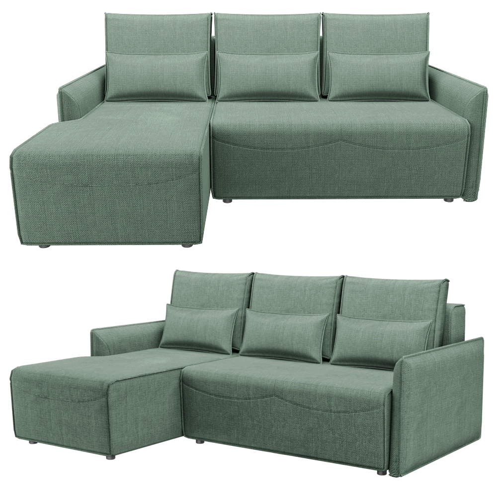 WasserKRAFT – Corner sofa Montana 3D Model WasserKRAFT – Corner sofa Montana 3D Model