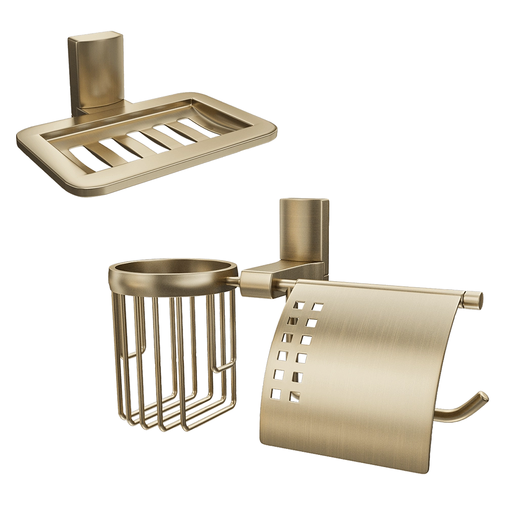 WasserKRAFT – Holder and soap dish lattice Exter K-5259 and Exter K-5269 3D Model