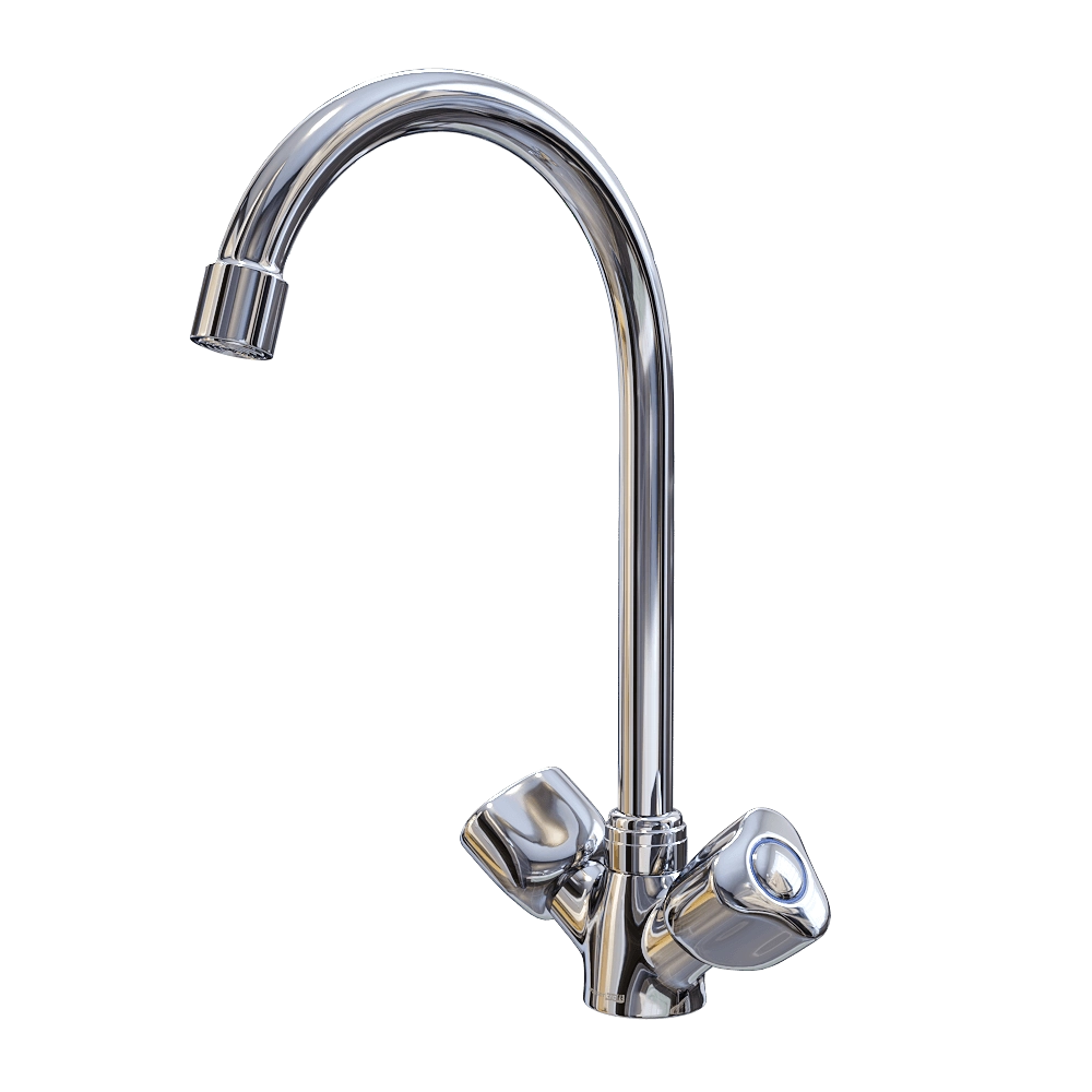 WasserKRAFT – Kitchen faucet Amper 2907 3D Model