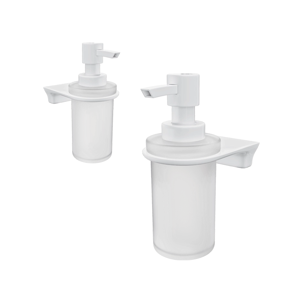 WasserKRAFT – Liquid soap dispenser Kammel K-8399WHITE 3D Model