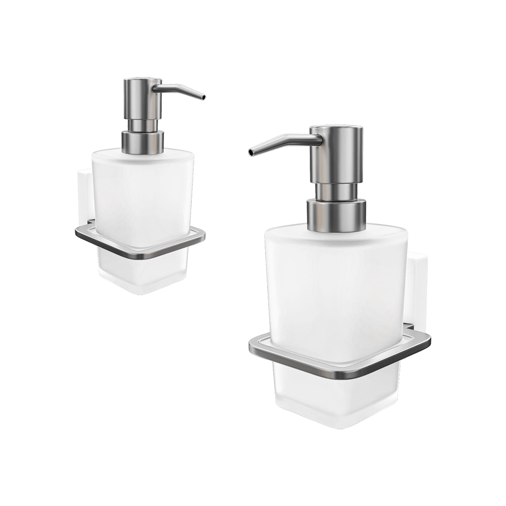 WasserKRAFT – Liquid soap dispenser Leine K-5099WHITE 3D Model