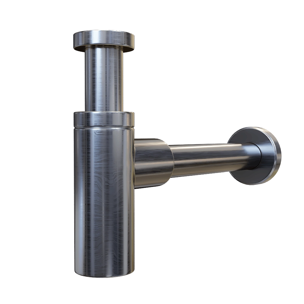 WasserKRAFT – Siphon for washbasin Wiese A172 3D Model