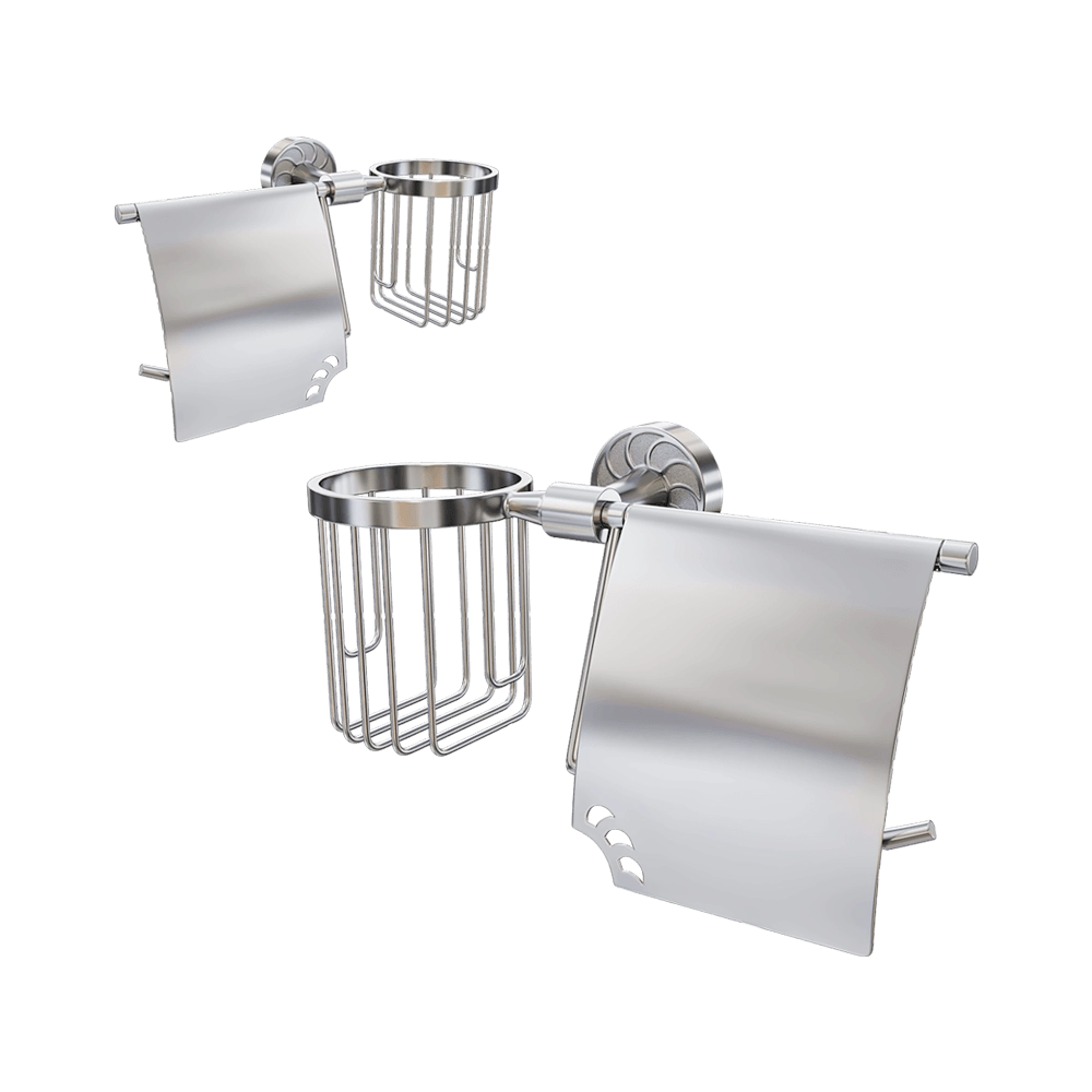 WasserKRAFT – Toilet paper and freshener holder Isen K-4059 3D Model