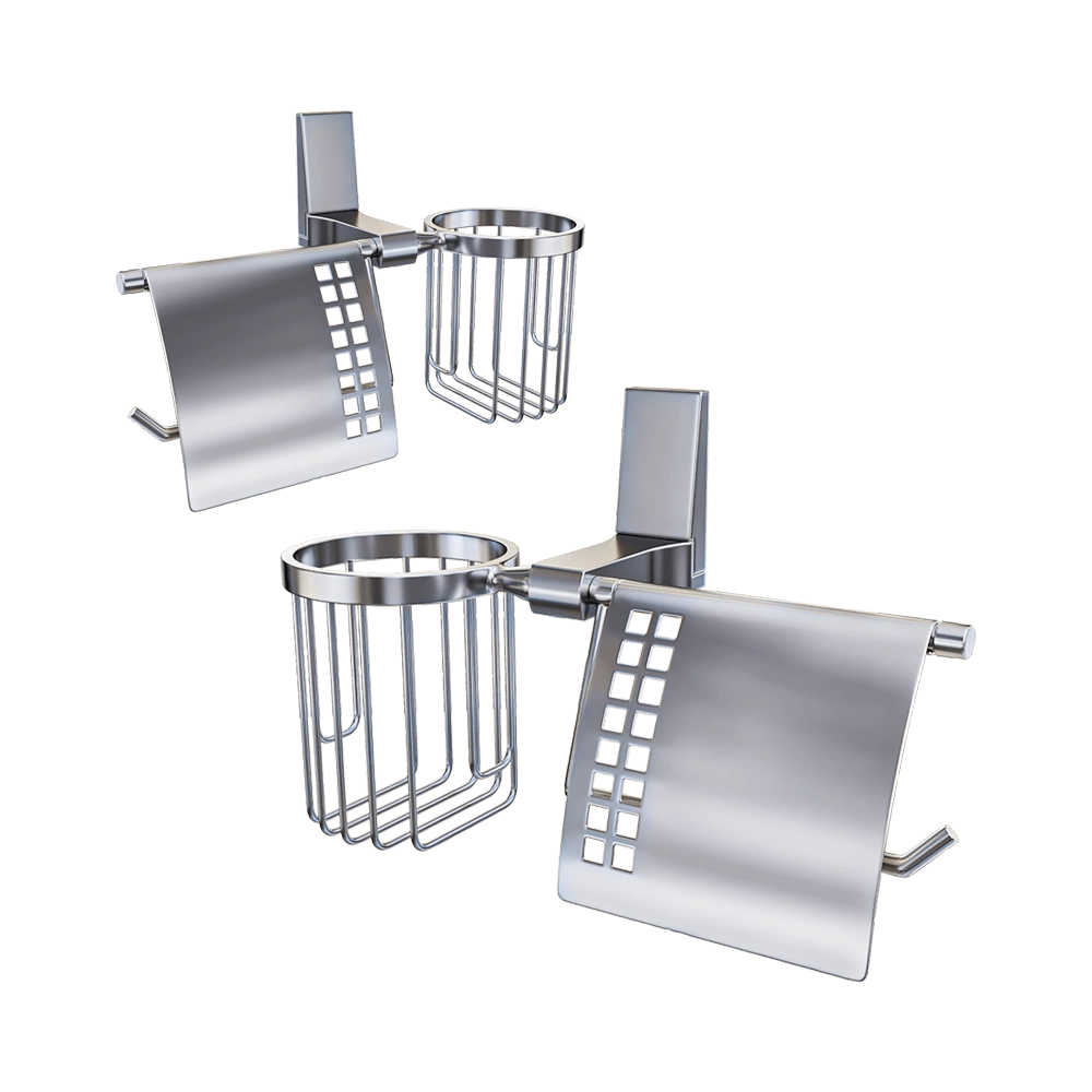 WasserKRAFT – Toilet paper and freshener holder Lopau K-6059 3D Model