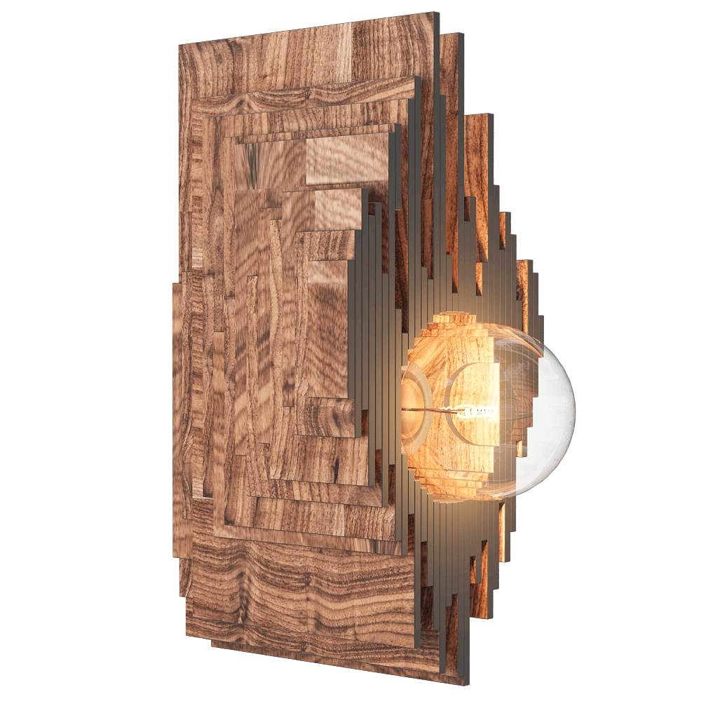 WasserKRAFT – Wall lamp Galactic Fourier 3D Model