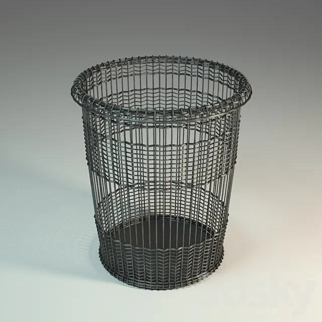 Waste paper basket 3D Model Waste paper basket 3D Model