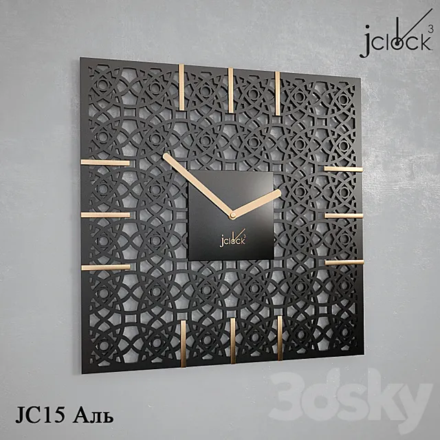 Watch Al JClock JC15 3DModel Watch Al JClock JC15 3DModel