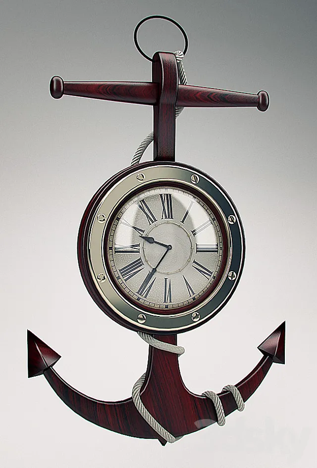 Watch anchor 3D Model Watch anchor 3D Model